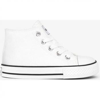 Zapatillas de lona de niños Conguitos en color blanco