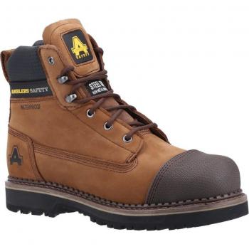 Amblers Mens Safety AS233 Scuff Boots (Brown, Size 9)