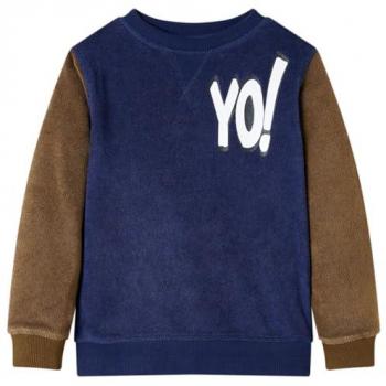 Sudadera infantil azul marino oscuro 104