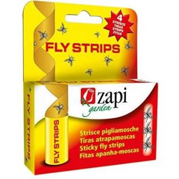Zapi – Trampa para moscas en espiral adhesiva. 4 unidades