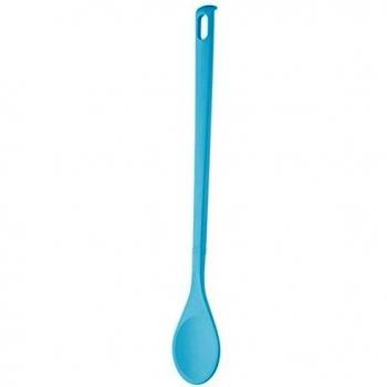Fackelmann cuchara de cocina redondo, color azul Tropical, 30 cm