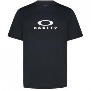 Maillot Oakley Free Ride RC Manga Corta Hombre Negro Naranja - Talla M