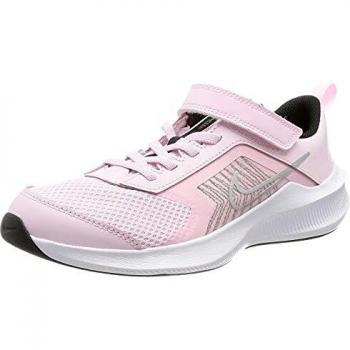 Nike Downshifter 11, Road Running Shoe, Pink Foam/Metallic Silver-Black-White, 35.5 EU