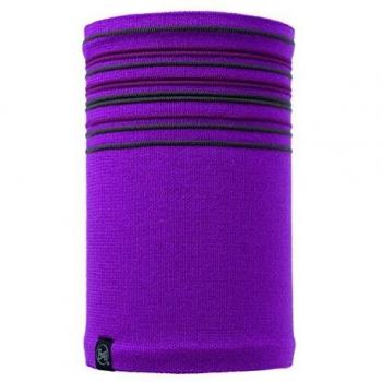 Buff BUF113348.617.10.00 Knit&Polar Neckwarmer Stowe Mardi, Unisex-Adult, Madri Grape, Large
