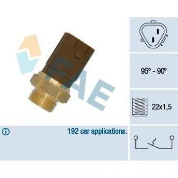 Interruptor de temperatura FAE para ventilador del radiador, modelo 36720