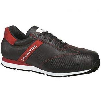 Zapatilla de Seguridad Lemaitre S3 Ben SRC Negro/Rojo Talla 46