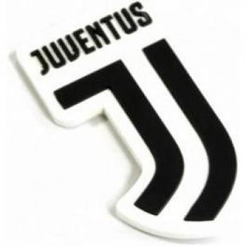 Imán de Nevera Juventus FC con Escudo en Color Negro y Blanco