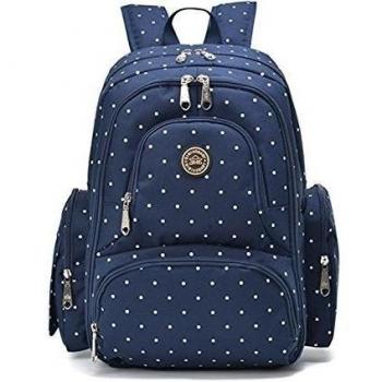 Gosear Bolso Bandolera Mochila Viaje / Bolsa de Cambio de Vivero Gran Capacidad Bebé Pañalera Pañales Almacenamiento Organizador para Momia de Mujer al aire libre,Azul 2#