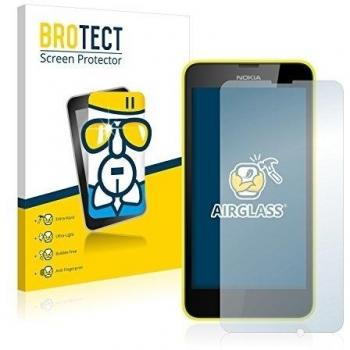 BROTECT Protector Pantalla Cristal Compatible con Nokia Lumia 635 Protector Pantalla Vidrio - Dureza Extrema, Anti-Huellas, AirGlass