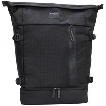 Mochila Strellson Northwood RS Sebastian, 53x32x16.5 cm, Estructura en Negro para Hombre