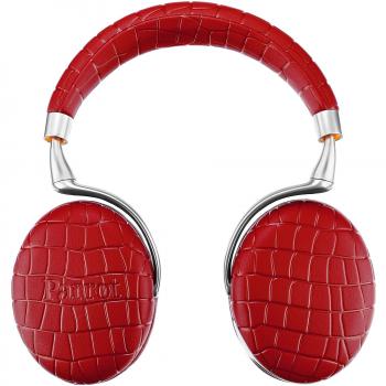 Parrot Zik 3 - Auriculares inalámbricos, cargador inalámbrico, color rojo cocodrilo