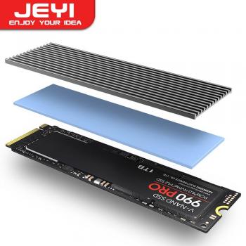 Disipador de Calor M.2 de Cobre con Almohadillas Térmicas Nano - Refrigerador SSD 2280 para NVMe y NGFF