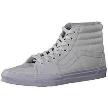 Vans Sk8-Hi Pure White High-Top Sneakers - Size 44