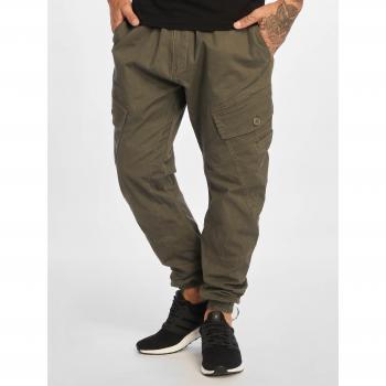 Brandit Ray Vintage Cargo Trousers - Olive Green - Size S to 3XL