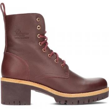 Botas Panama Jack Padma Burdeos B14 - Talla 36 - Cuero Auténtico - Cómodas y Estilosas