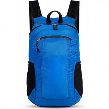 Mochila de senderismo plegable ultra liviana pequeña, NEEKFOX Mochila de senderismo resistente al agua, Hombres Mujeres Niños Mochila de viaje para deportes al aire libre Camping Ciclismo a pie - 18L