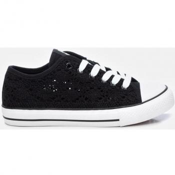 Zapatilla deportiva Refresh 170735 para mujer en color negro con cierre de cordón