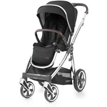 Babystyle Oyster 3 Pushchair Caviar Black on Mirror Chassis