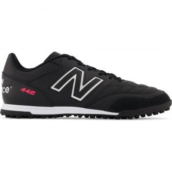New Balance Men's 442 V2 Team Leather Turf Soccer Shoes - Black/White