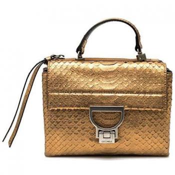 COCCINELLE - Bolso de asas para mujer, color naranja, talla 15x20x5