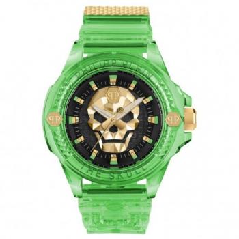 Philipp Plein Skull Scuba Duba Edition Watch Green male ONE SIZE