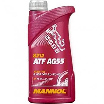 Aceite para Transmisión Automática MANNOL ATF AG55 1L - Compatible con VW, AUDI, MERCEDES-BENZ, HYUNDAI, LAND ROVER, FORD, JAGUAR y