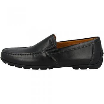 Geox Moner Smooth Leather Moccasins for Men