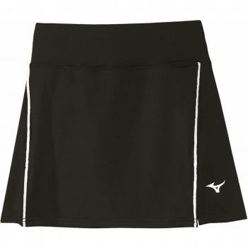 Falda Mizuno Hex Rect para mujer, color negro