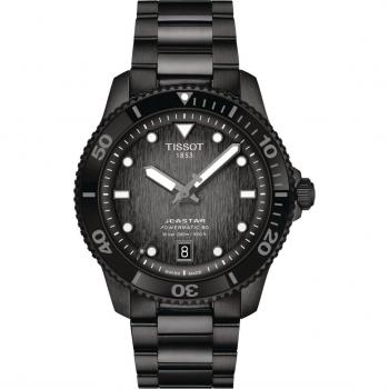 Tissot Seastar 1000 Powermatic 80 Automatic Diver's Watch - Black, Unisex, 40mm, 30ATM