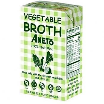 Aneto - Caldo Natural De Verduras 1 L - Pack de 12 Unidades
