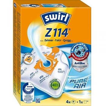 Sacos para Aspiradora Swirl Z 114 MP Plus AirSpace - Pack de 4 con Filtro Inclusivo