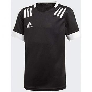 adidas TW 3s JSY Y Camiseta, Unisex niños, Negro/Blanco, 146