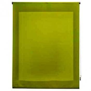 FirstlineGo Estor Enrollable traslúcido Liso Pistacho 160 X 175 cm