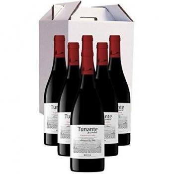 Vino Tinto D.O.Ca Rioja Tunante de Azabache Tempranillo Cosecha 2021 Pack 6 botellas x 750ml