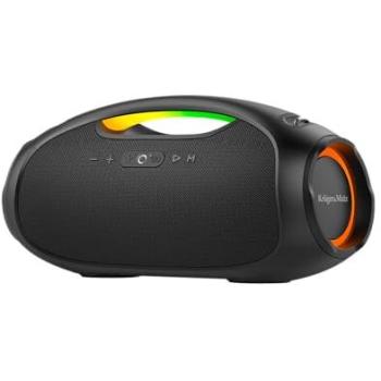 Altavoz Bluetooth Inalámbrico Kruger&Matz Street X-BASS 60W, IPX6, 8h de autonomía, Retroiluminación RGB
