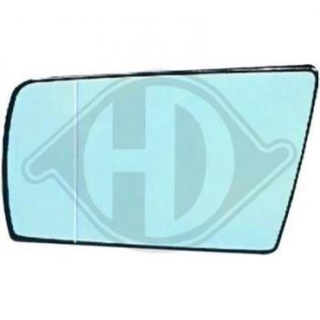 Cristal de espejo retrovisor exterior DIEDERICHS 1670127
