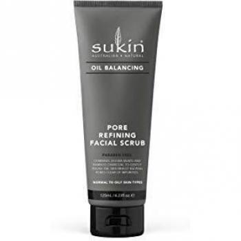 Sukin Exfoliante facial de refinación de poros para equilibrio de aceite, 125 ml