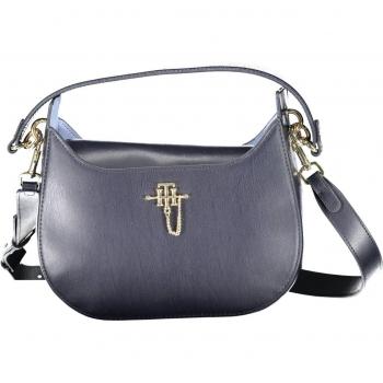 Bolso de Mano Magnético Azul Chic con Detalles Contrastantes - Tommy Hilfiger, Mujer, Talla Única