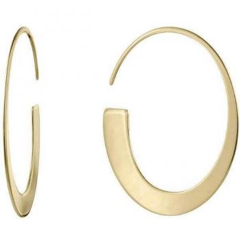 Pendientes de aro Ear Candy Gondola en Plata de Ley 925 y baño de oro 18k