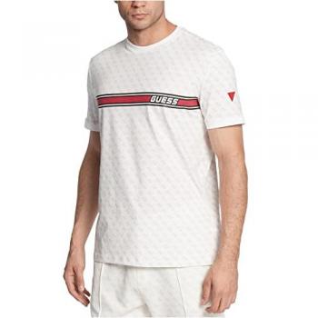 Camiseta de Hombre Guess Jamey Z2BI09 Manga Corta Blanco Regular Fit
