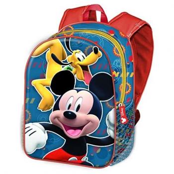 Mochila 3D Pequeña Mickey Mouse Happy Friends.