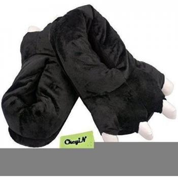 Ckeyin ® ; Lilo y Stitch Monster Cosplay para Adultos Plush Slipper Paw Garras del Monstruo Pies Suaves Calientes Zapatos Invierno Inicio Zapatillas Para Adultos