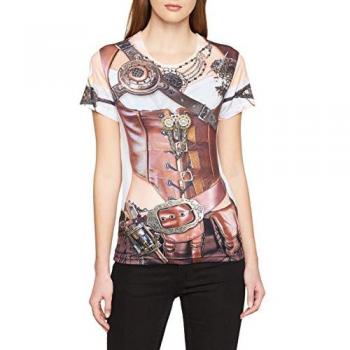 Camiseta Disfraz de Steampunk Lady - Estilo Steampunk