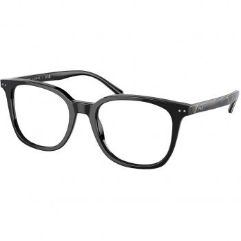 Polo Ralph Lauren Gafas Graduadas PH 2256 5518 para Hombre, Lentes Recetados Negros, Talla 51