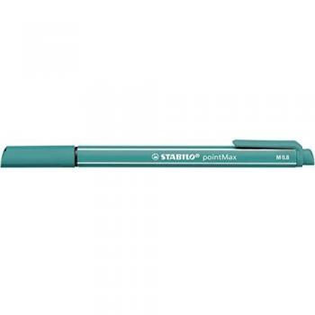 Rotulador Fineliner STABILO pointMax 0.8 mm Turquesa - Pack de 10 unidades