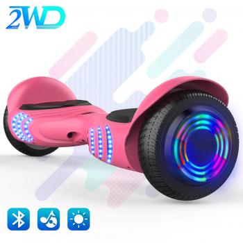 2WD Hoverboard 6.5 Q2 Scooter eléctrico Patinetes eléctricos Self-Balanced Scooter 6.5 Pulgadas Scooter eléctrico UL Certificado con Altavoz Bluetooth Incorporado