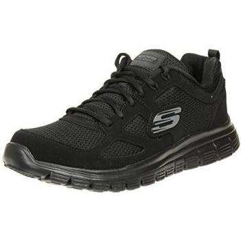 Skechers Burns 52635-bbk, Zapatillas Hombre, Negro
