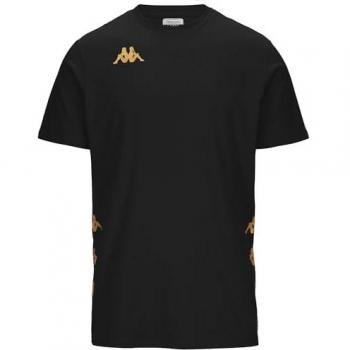Camiseta Kappa Giovo para niños de 6 años y Medias Kappa modelo KAPPA4SOCCER GIOVO NEGRO