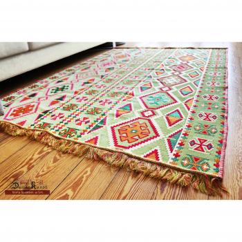 Alfombra 200 x 135 cm Kilim Oriental alfombra Kelim,eppich, läufer, Tapis,tapete, damaskunst S 1-4-46