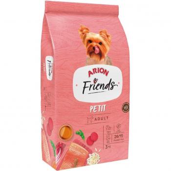 Arion Friends Petit Pienso para Perros Adultos de Razas Pequeñas con Salmón 3 kg